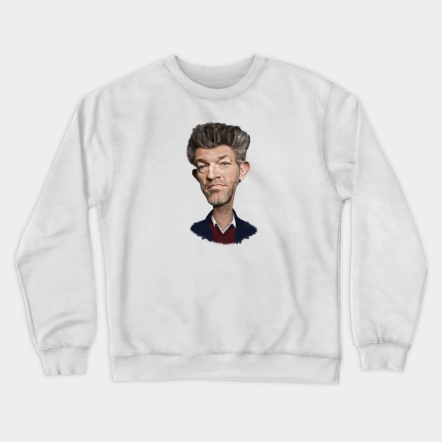 Caricature of Vincent Cassel Crewneck Sweatshirt by Ovibos